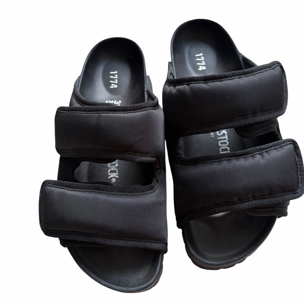 Birkenstock 1774 Arizona Cosny padded nylon sandals in black‎ size 39 - Picture 5 of 5